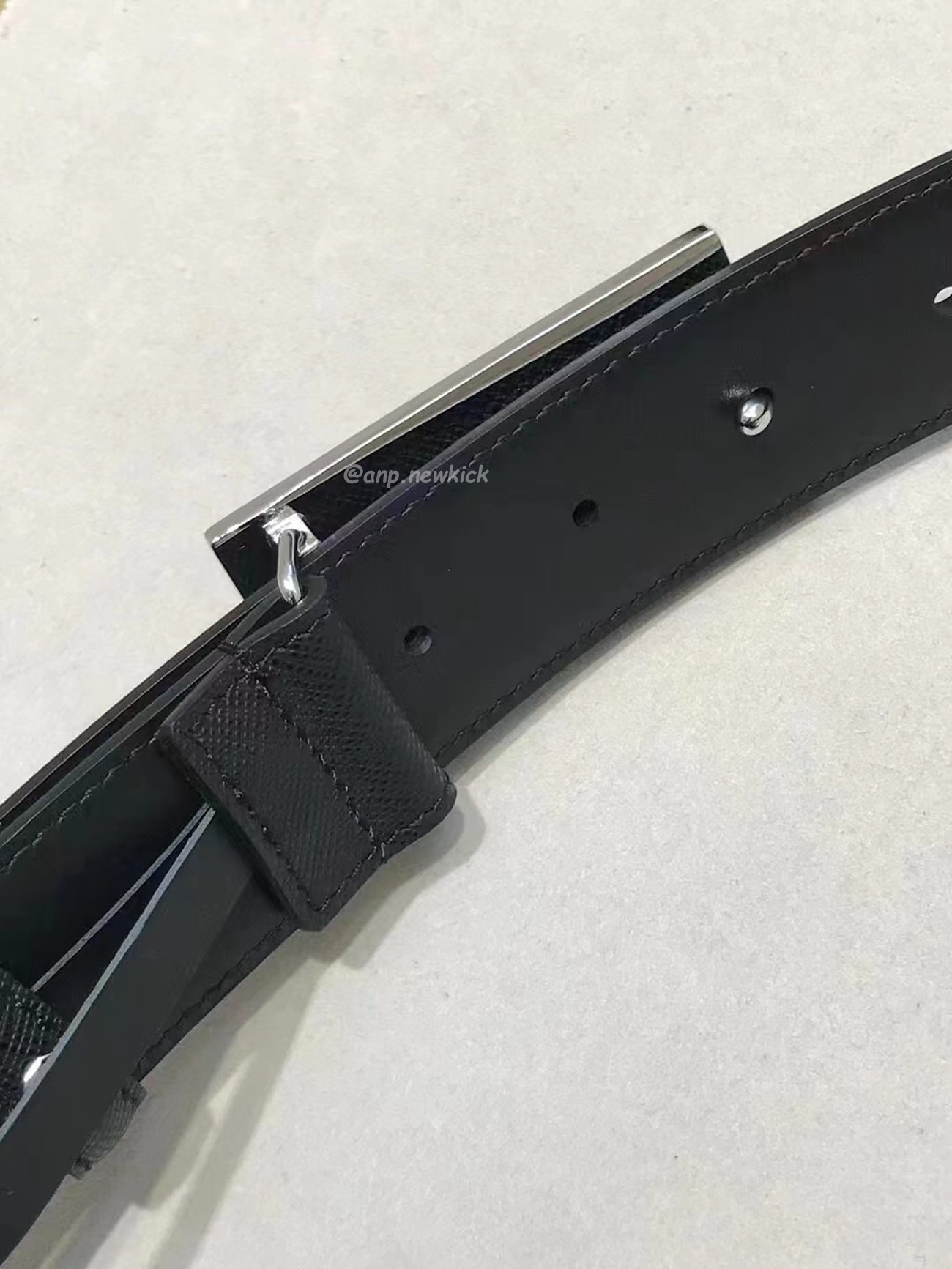 Prada Square Buckle Belt (4) - newkick.app